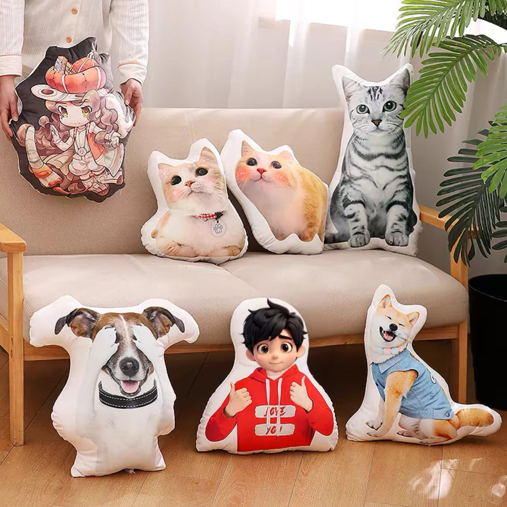 Custom Pet Photo Pillow Custom Pet Photo Memorial Gift